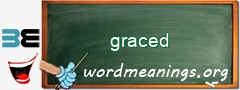 WordMeaning blackboard for graced
